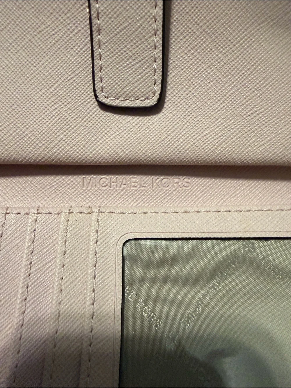 Michael Kors Jet Set Large Leather Smartphone Wristlet Wallet